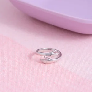 Forever Hug – 92.5 Sterling Silver Adjustable Hug Ring
