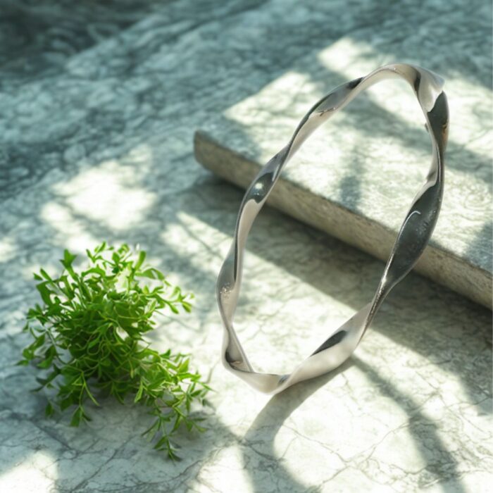 SilverTwirl 92.5 – Twisted Sterling Bracelet/Bangle